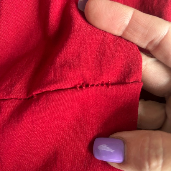 Express Y2K Stretch sleeveless little red dress size 5/6 - Picture 13 of 14